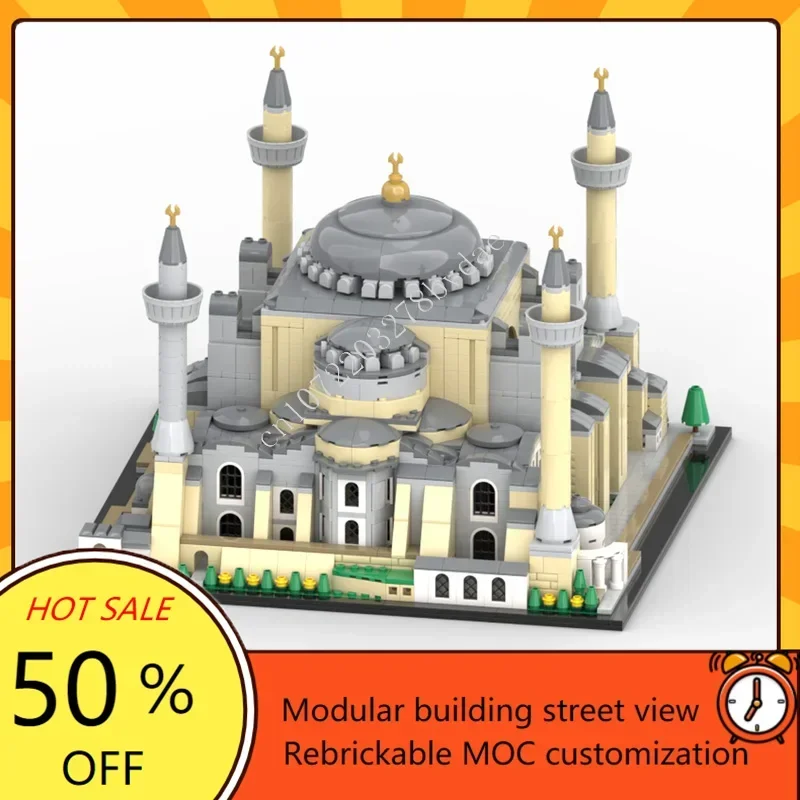 3602PCS Hagia Sophia MOC Puzzel Creatieve StreetView Architectuur Technisch Model Verjaardag Montage Speelgoed Voor Kerstcadeau