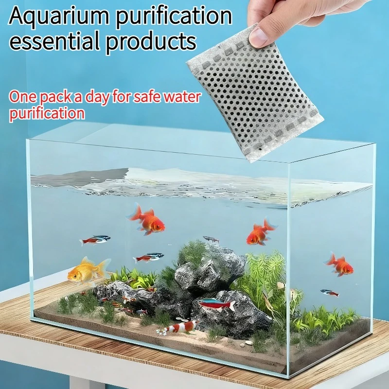 10 Stück/25 Stück Aktivkohlebeutel, Aquariumfilter Aktivkohle, Wasserreinigung Aktivkohle, Aquariumfiltermedien