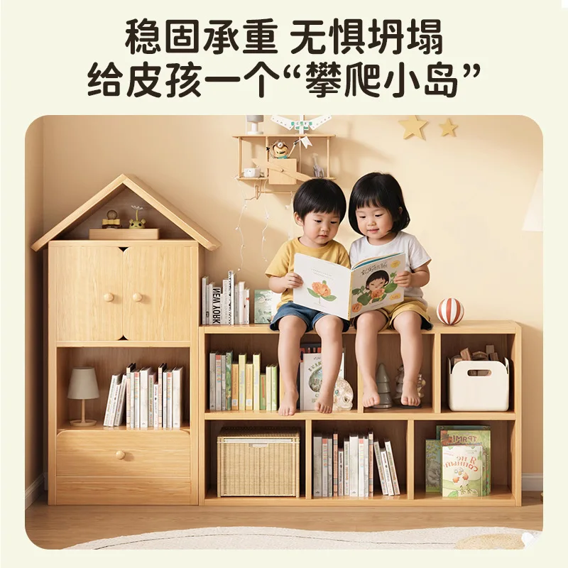 Children's Bookshelf Picture Book Storage Rack Bedroom Bedside