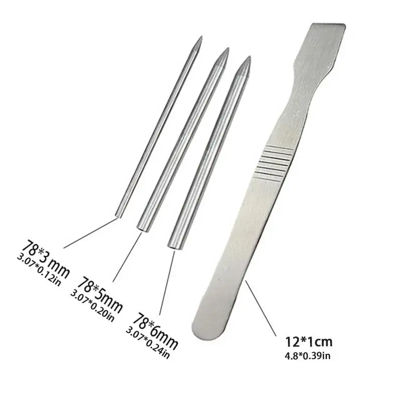 Marlin Spike Knotters Tool Marlin Nail Untie Tool Stainless Steel DIY Tools Waterproof Portable For Paracord
