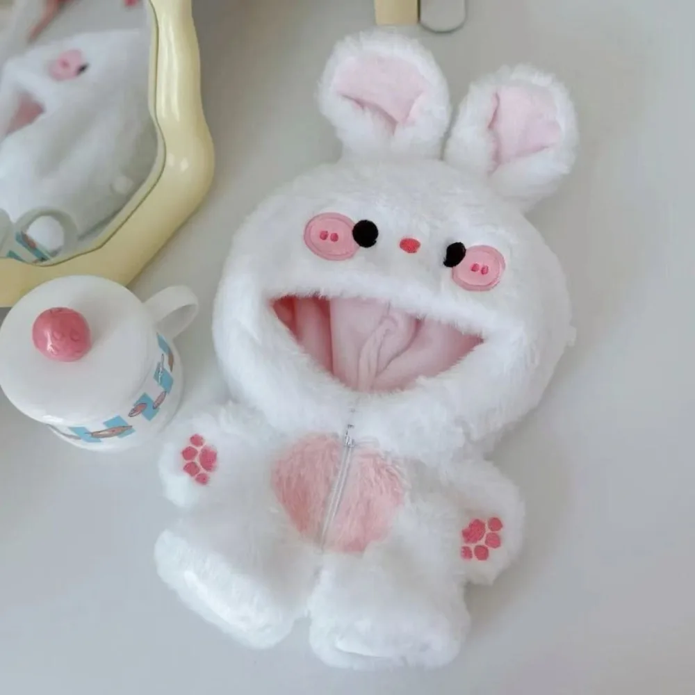 Clothes For 20CM Cotton Dolls Accessories Cute Outfit Fox Bunny Animal Cartoon Clothes Dolls Accessories Costume