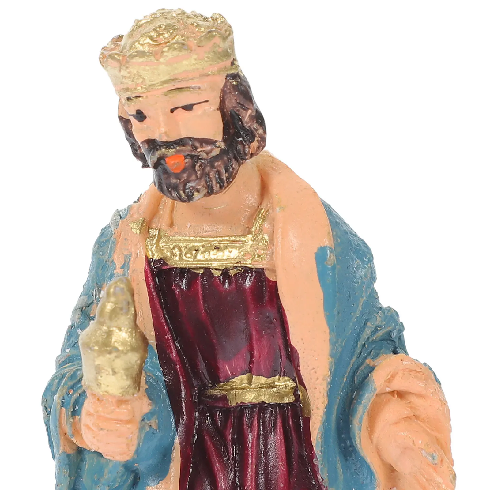 

1Set Jesus Nativity Scene Resin Sculpture Detailed Craftsmanship Suitable Office Decorative Ornament