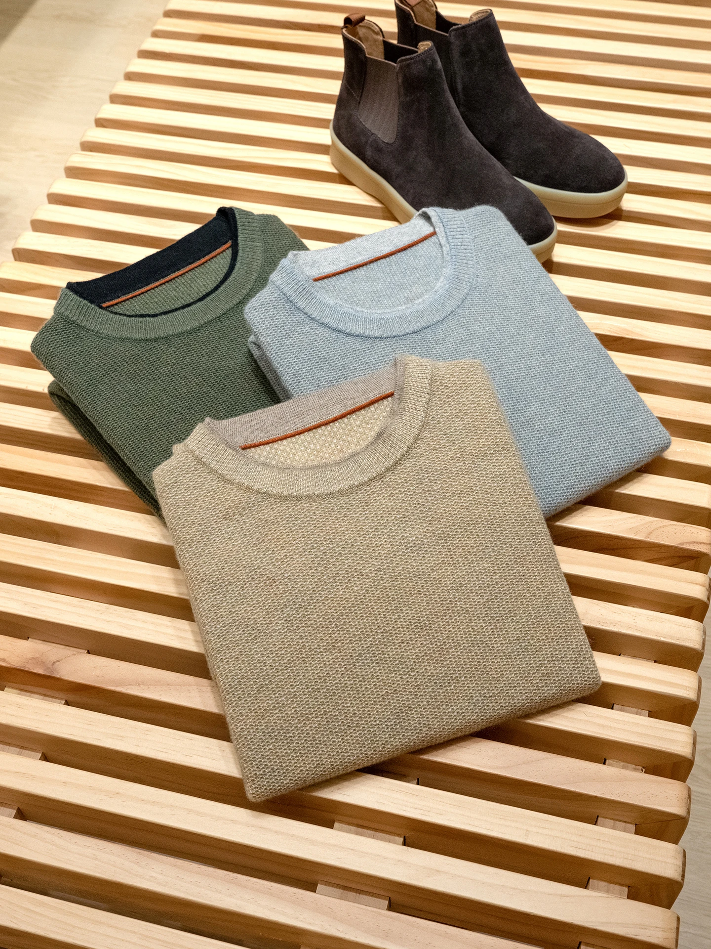 

Мужской свитер King's Gift 00% Cashmere с круглым вырезом, двухслойный, теплый, городской, повседневный, с длинными рукавами, для делового и повседневного стиля