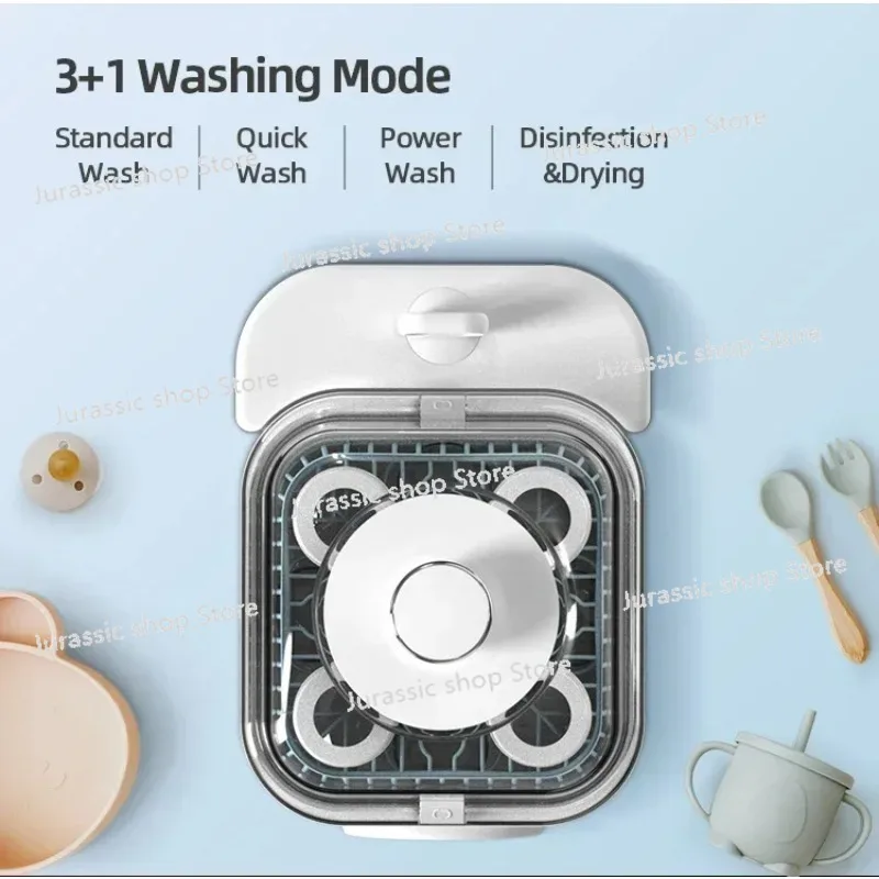 

Multi-Filtering Automatic Cleaning Bottle Washer Touch Panel Baby Bottle Mini Automatic Washing Machine
