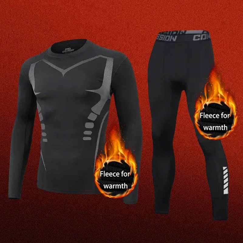 ملابس داخلية حرارية لخريف وشتاء 2025، ناعمة ودافئة، سريعة الجفاف وقابلة للتنفس، مناسبة للرياضة #4