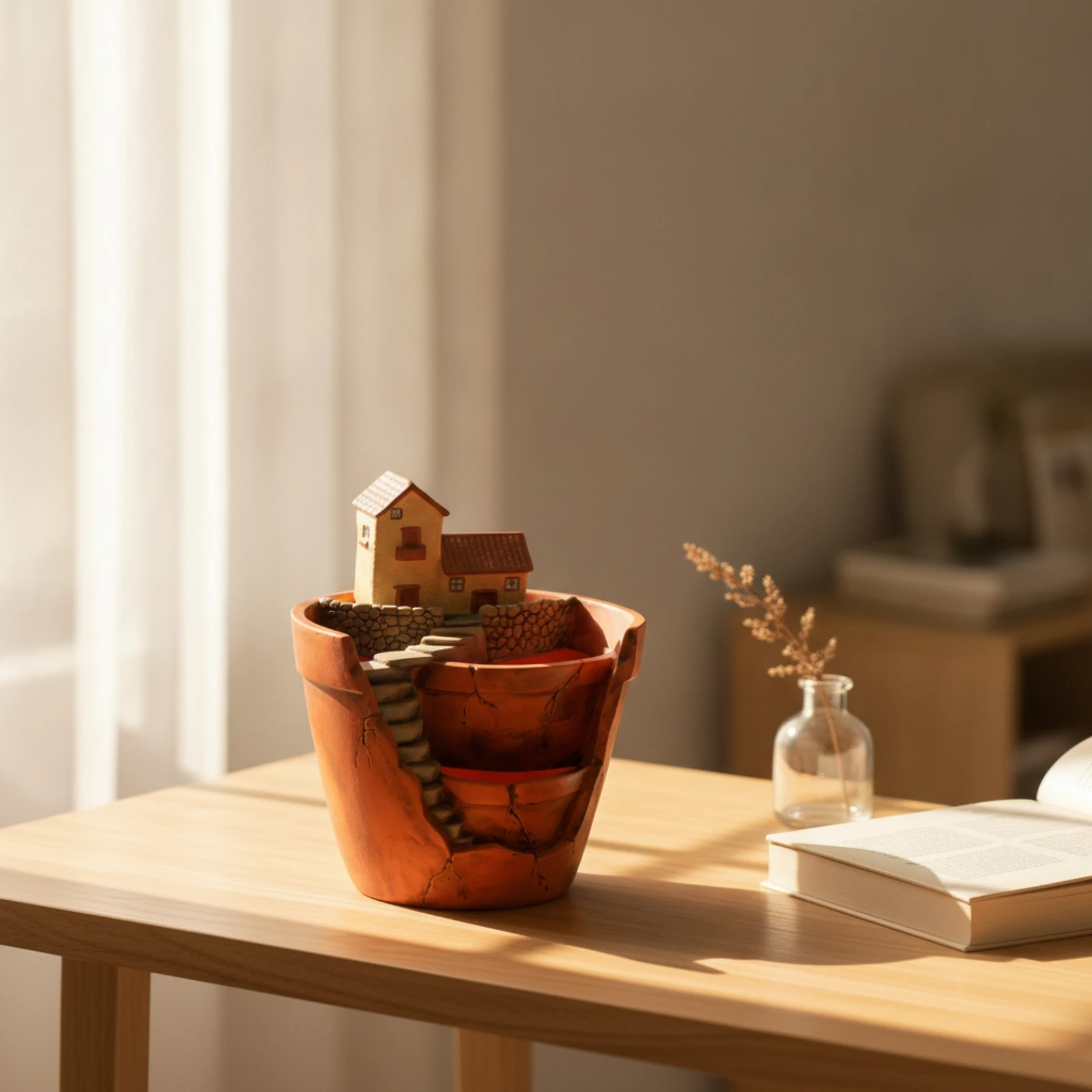Pot Taman Peri untuk Tanaman D - Succulent Planter Pot ulasan dan harga