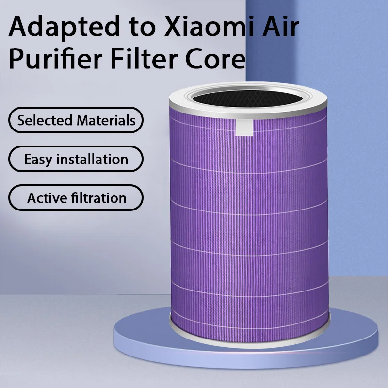 Air Filter Replacement For Xiaomi Air Purifier Pro/1/2/3 Generation Mi Air Filters with Chip Activated Carbon Filter Accessories