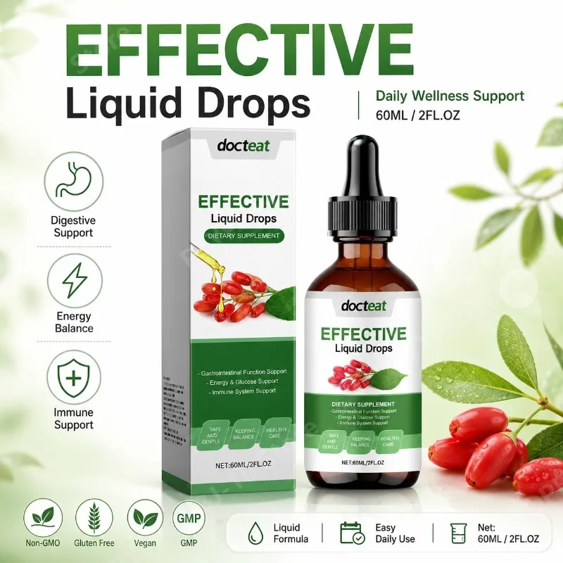 

Docteat Dietary Herbal Supplement Drops Gentle Herbal Essence for Body Care and Nourishment Drops
