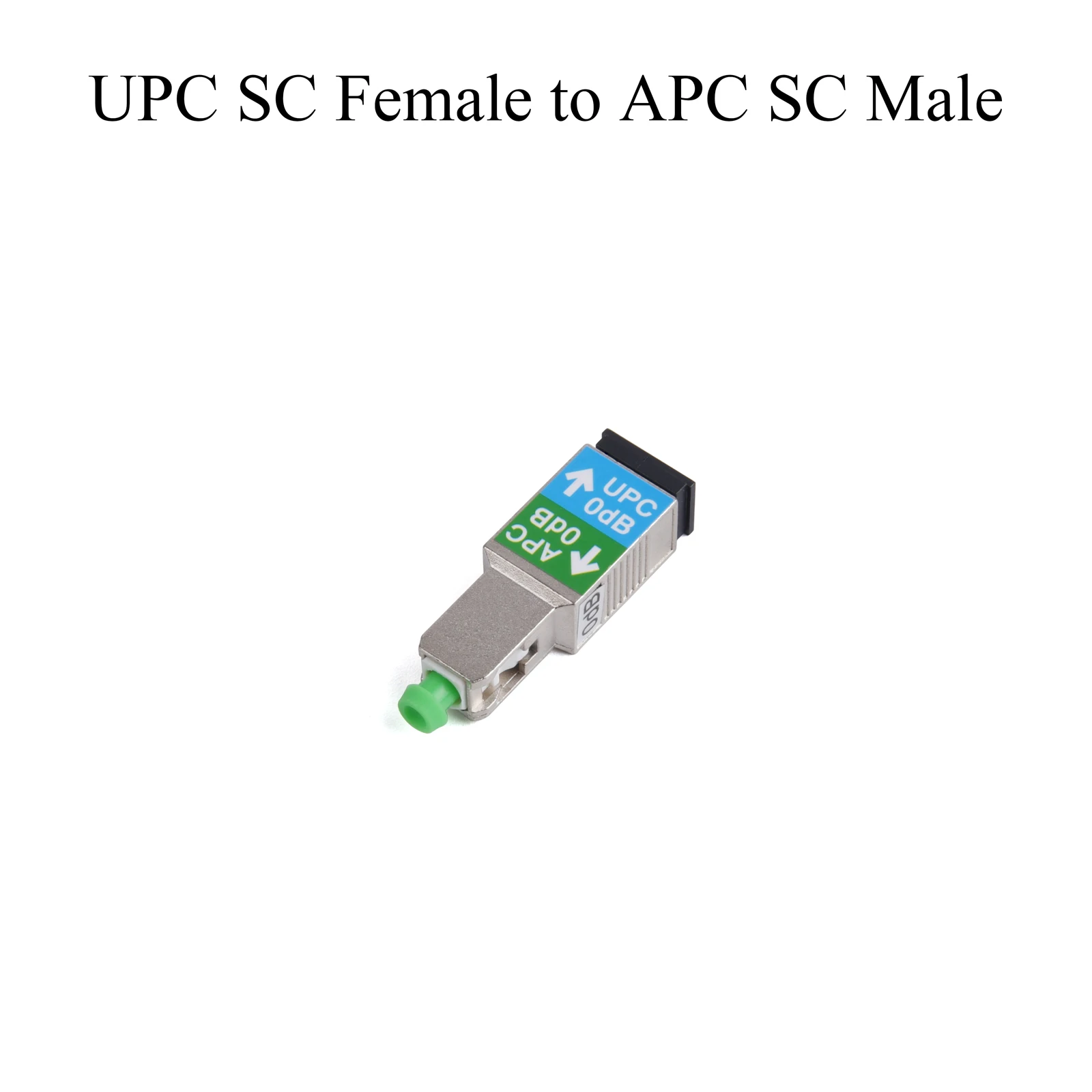 1PCS Fiber Optic Adapter APC/UPC SC FC Male to APC/UPC SC FC Female 0dB Attenuator Single-mode 1200nm-1600nm Connector