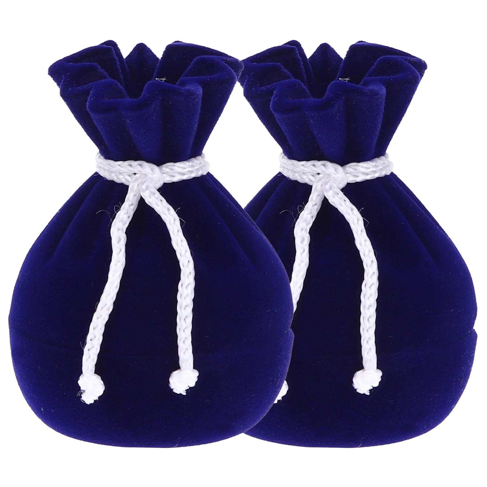 

2 Pcs Ring Box Earrings Case Wedding Circle Jewelry Boxes for Women Proposal Storage Container