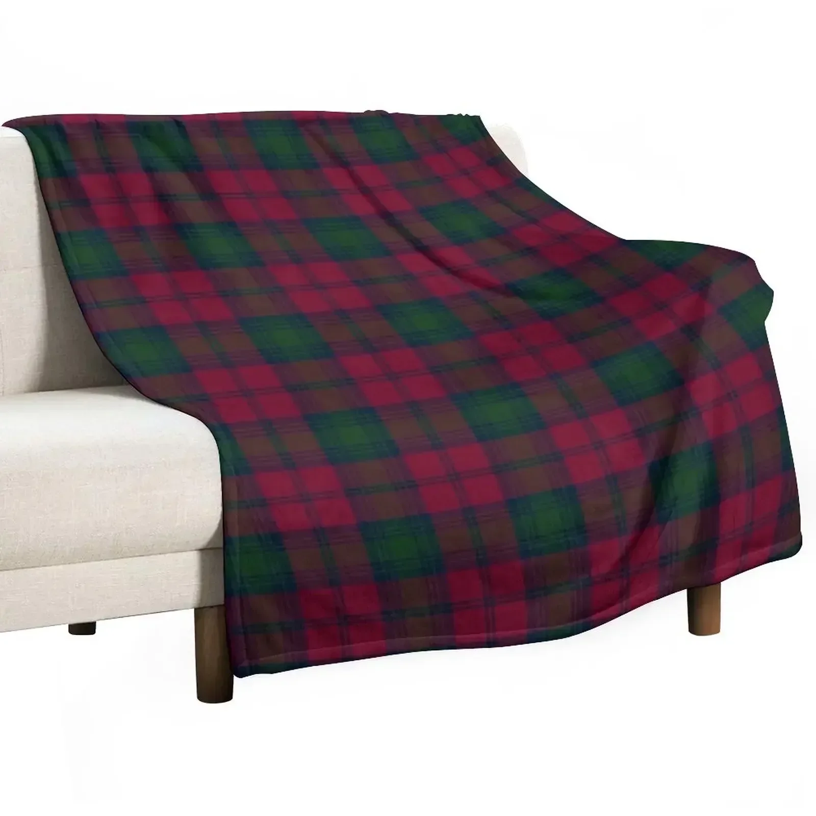 

Clan Lindsay Tartan Throw Blanket Loose Flannels For Baby bed plaid Blankets