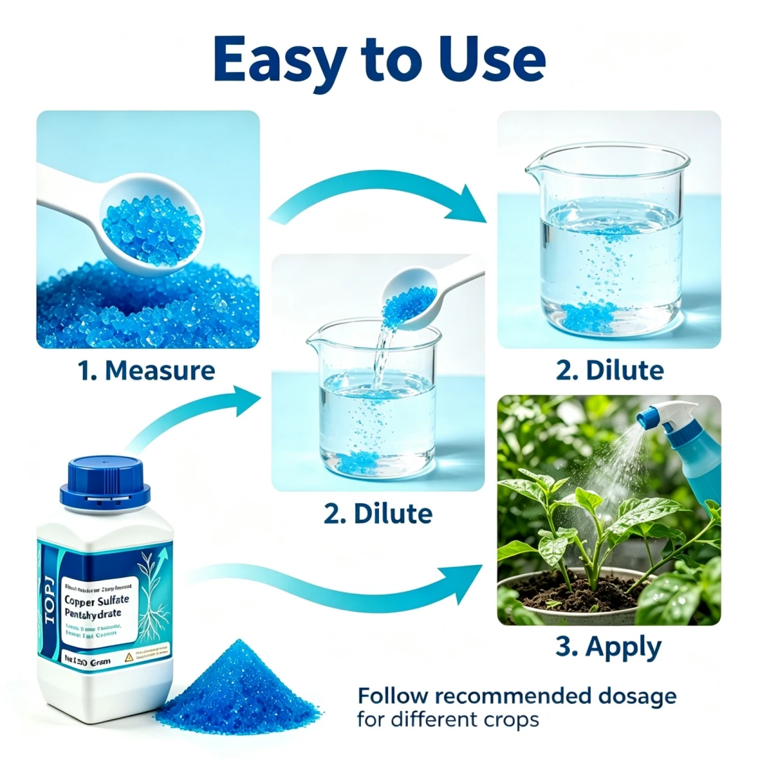 Copper Sulfate Pentahydrate Plant Trace Element Fertilizer For Potted Ornamental Flowers Plants Garden Leaf Care Nutrient Supple