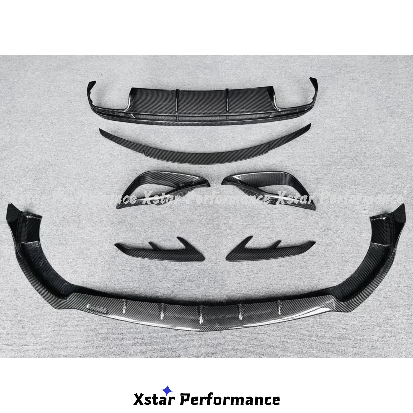 Brabu BS Style Dry Carbon Fiber Rear Diffuser For Mercedes Benz W217 C217 S63 Amg Coupe