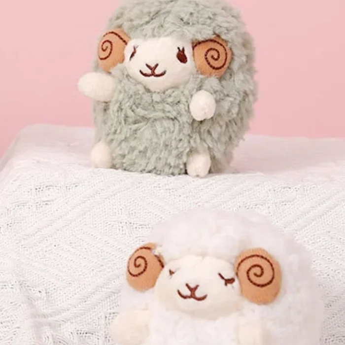 

1 шт., декор для рюкзака, плюшевый кулон в виде овцы, милый мини-овечий плюшевый кулон, мягкая кукла ягненка, орнамент, брелок для украшения автомобиля