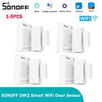 SONOFF DW2 WiFi Magnetic Door/Window Sensor Smart Home Security EWeLink Remote Alerts Notification Work With Alexa Google Home