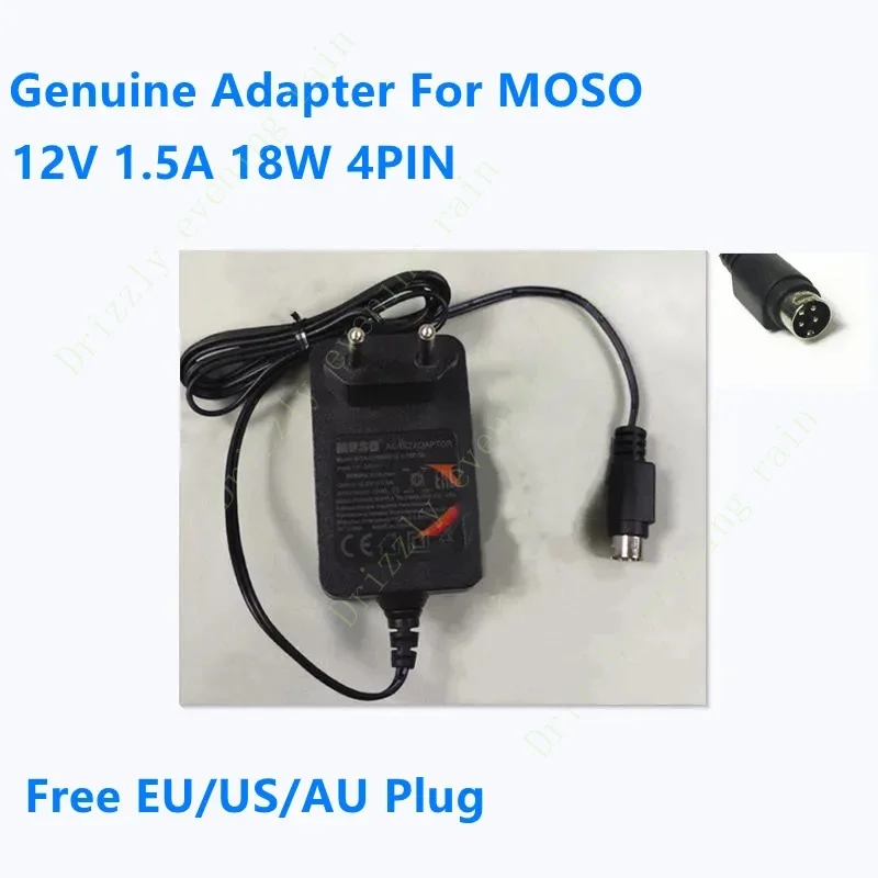 Genuine 12V 1.5A 18W MSA-C1500IC12.0-18P-DE EU AU MSA-C1500IC12.0-18P-US JP AC Adapter For MOSO Hikvision Power Supply Charger