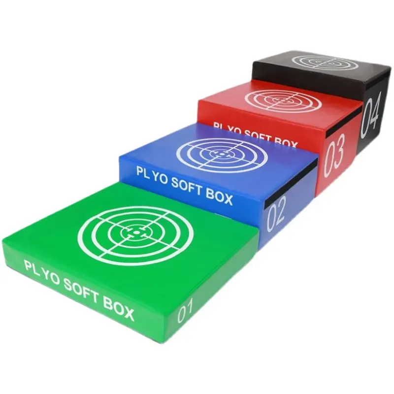 Jumping box software training, gym children's  power, jumping power, four-in-one combination step box, fitness jumping