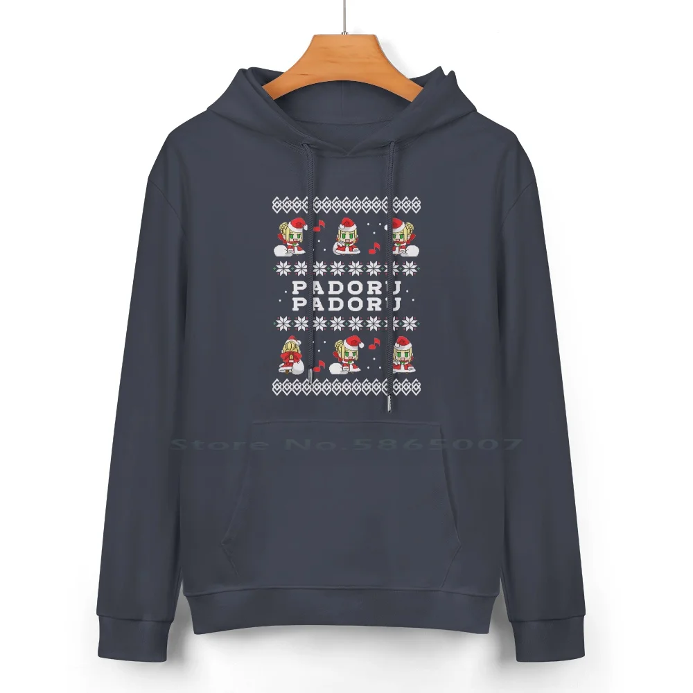 Padoru Padoru Pure Cotton Hoodie Sweater 24 Colors Padoru Saber Ugly Christmas Sweater Nero Winter Holidays Funny Fate Grand