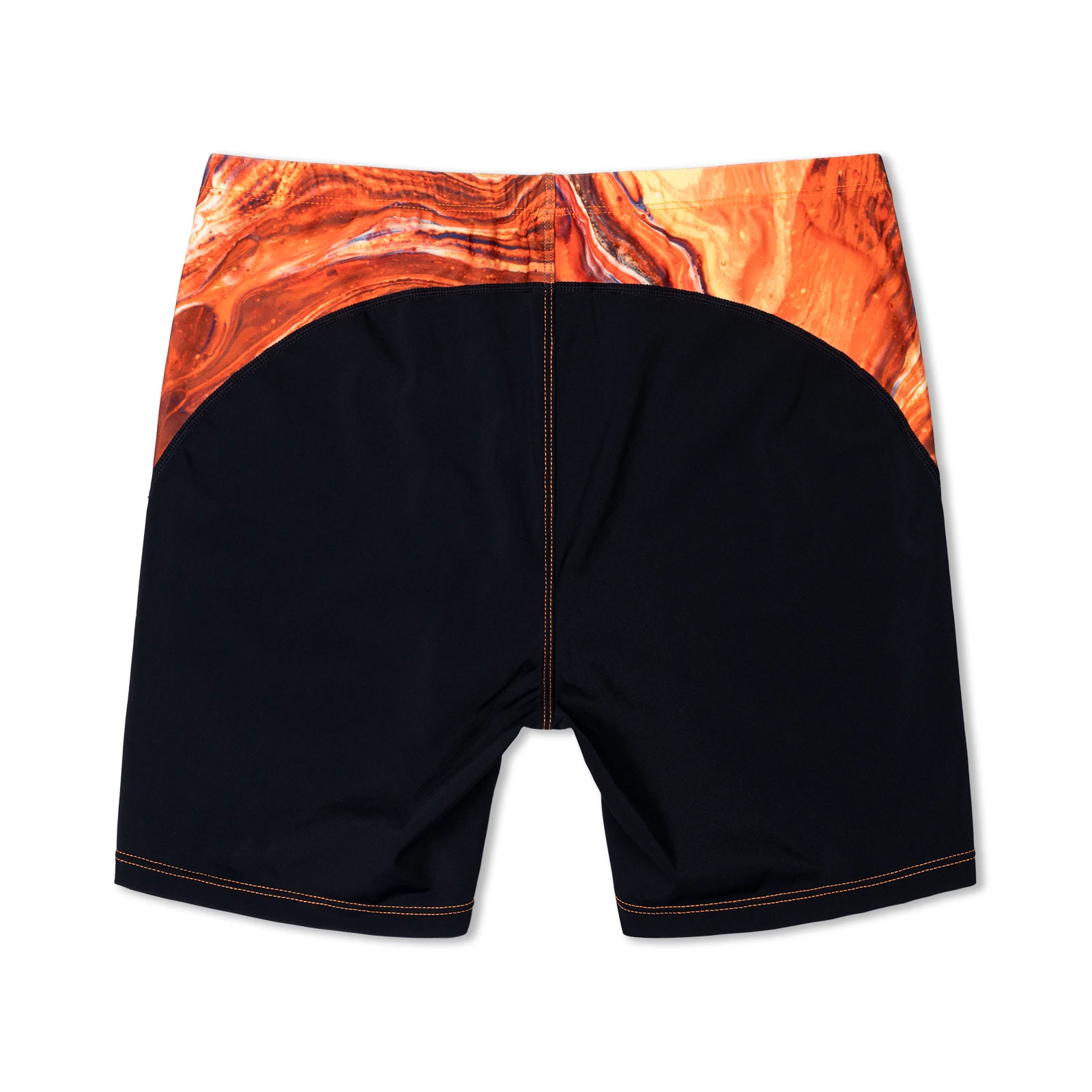MY KILOMETRE Herren sportliches Bein mit quadratischem Bein Schwimmen Jammers Lavarot Langlebig Training Splice-Badeanzug Sportliche Bademode Badehose – Detail 14