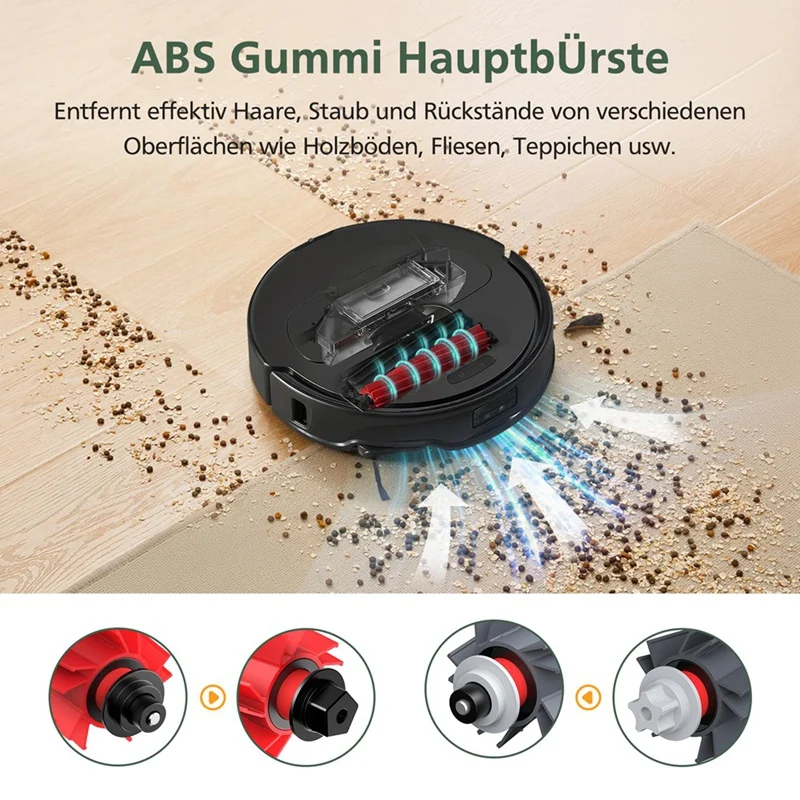 ملحقات JDZD للمكنسة الكهربائية Roborock Qrevo Master/Qrevo Slim Rbot، فرشاة الأسطوانة، مرشحات HEPA، أكياس الغبار، المناديل