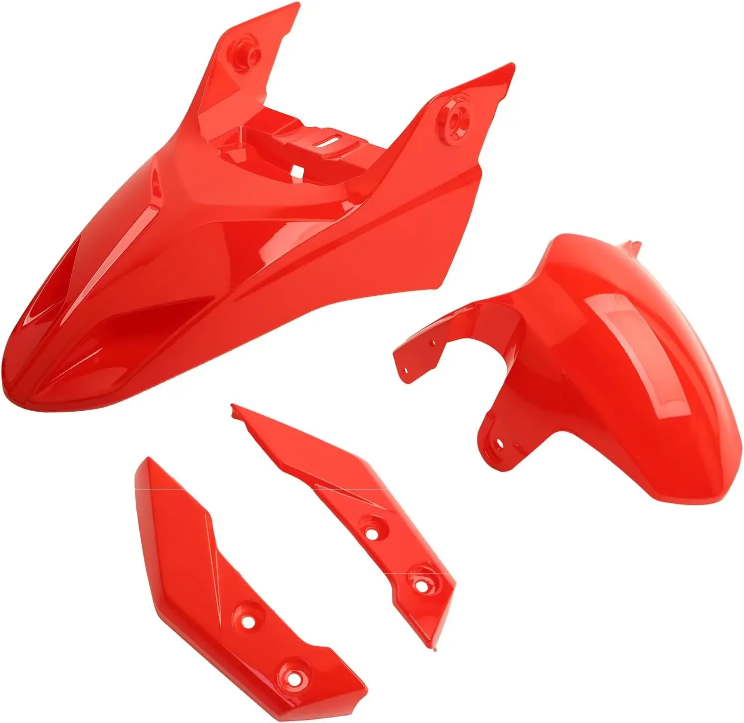 

Motorcycle Modified Front Fender Kit Red Color Fit for Honda Grom Msx125 SF 2017-2020 Parts