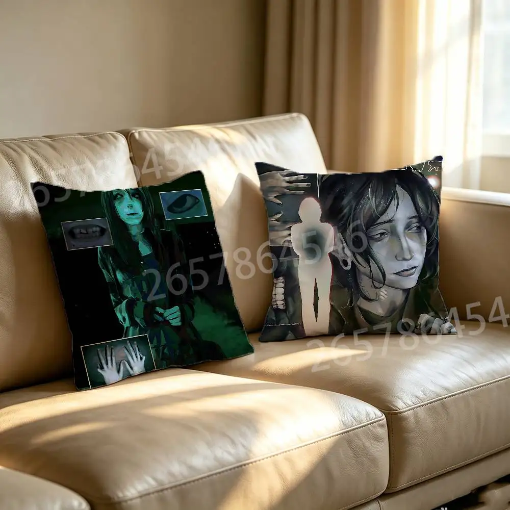 N-No Im Not a H-Human Polyester Printed Pillow Cover Square 30 35 40 45 50 55 cm Soft for Sofa Bed Car Home Decor