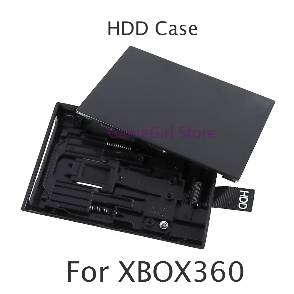 1pc For XBOX360 Xbox 360 Slim Black HDD Hard Drive Disk Case Shell Enclosure Cover