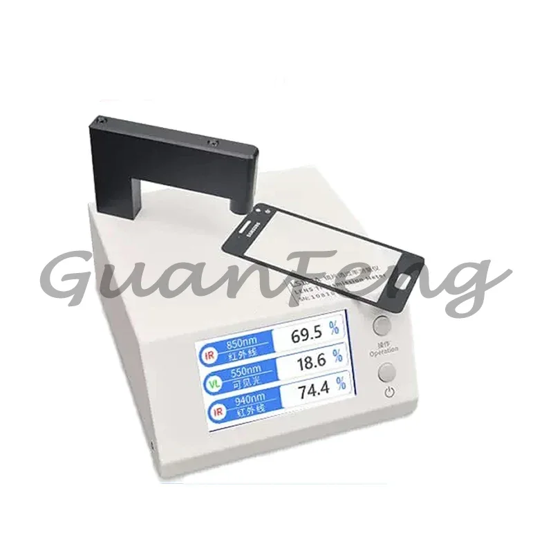 LS108 Transmittance Meter, 430nm Blue UV400 and VLT Transmittance Tester, 395nm Purple Light