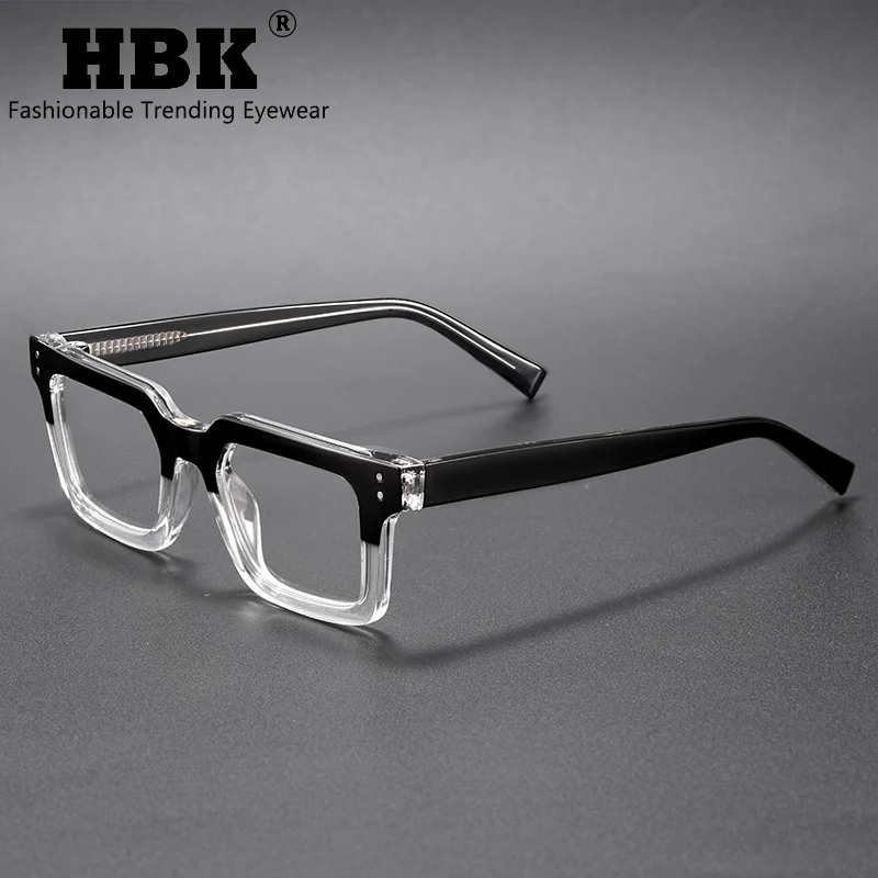 

HBK модные оправы для очков для мужчин TR90 квадратные анти-синие женские повседневные простые деловые очки оптическая оправа для очков