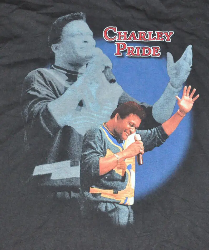 Charley Pride American Country music T Shirt S 234XL