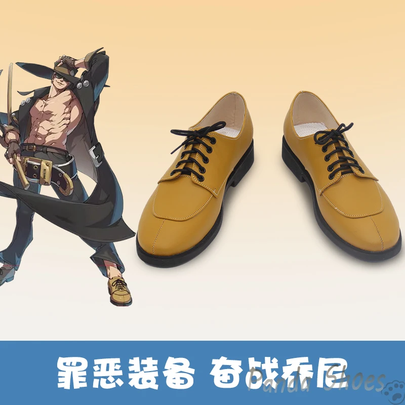 

Game Guilty Gear Chauny Cosplay Shoes Anime Cos Comic Cosplay Costume Prop Shoes for Con Halloween Party