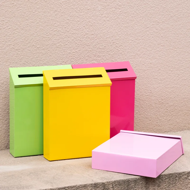 

Наружное настенное крепление с паролем, почтовый ящик без замка со слотом, устойчивый к атмосферным воздействиям почтовый ящик, легко устанавливается для бытовой фермерского дома, почтовый ящик