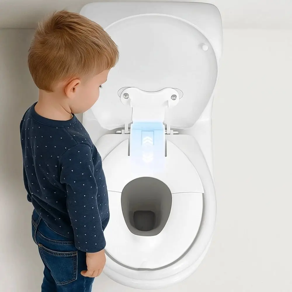 

Брызгозащищенное детское складное сиденье-горшок, универсальный нескользящий детский коврик для стула-горшка, регулируемый, легко моется