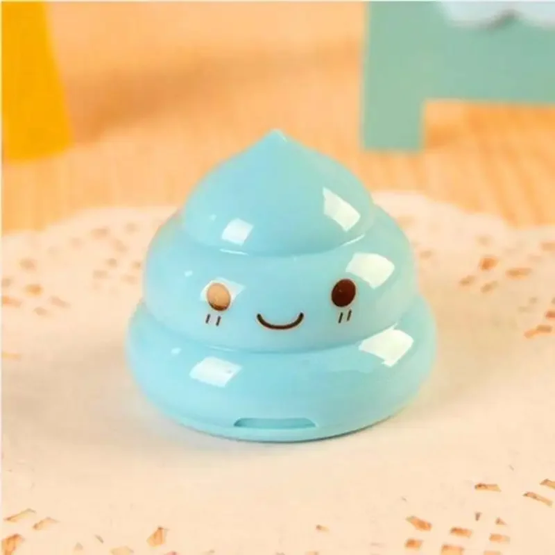 Cute Funny Poop Pencil Sharpener School Mini Double Hole   Stationery