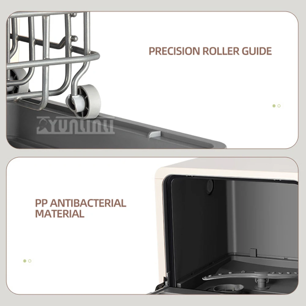 Table Drying Disinfection Dishwasher Automatic Intelligent Dishwasher Portable Dishwasher Without Installation