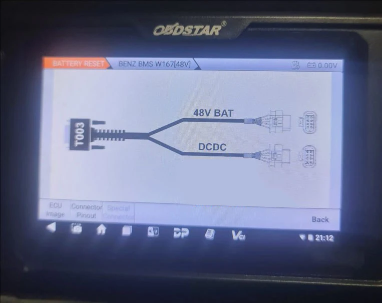 Рисунок 6 - Адаптер OBDSTAR T003 для аккумулятора