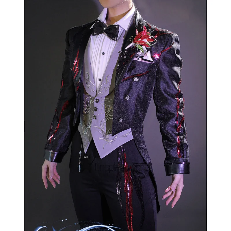 

Новый костюм для косплея Раяфаэля из игры Love and Deepspace, униформа для мужчин, для вечеринок, карнавалов, Хэллоуина, Рождества, ролевых игр