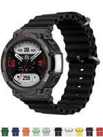 Ocean Silicone Strap For Huami Amazfit T-Rex 3 2 Smart Watch Band Replace Sports Belt For Xiaomi Amazfit TRex T Rex 2 Pro Correa