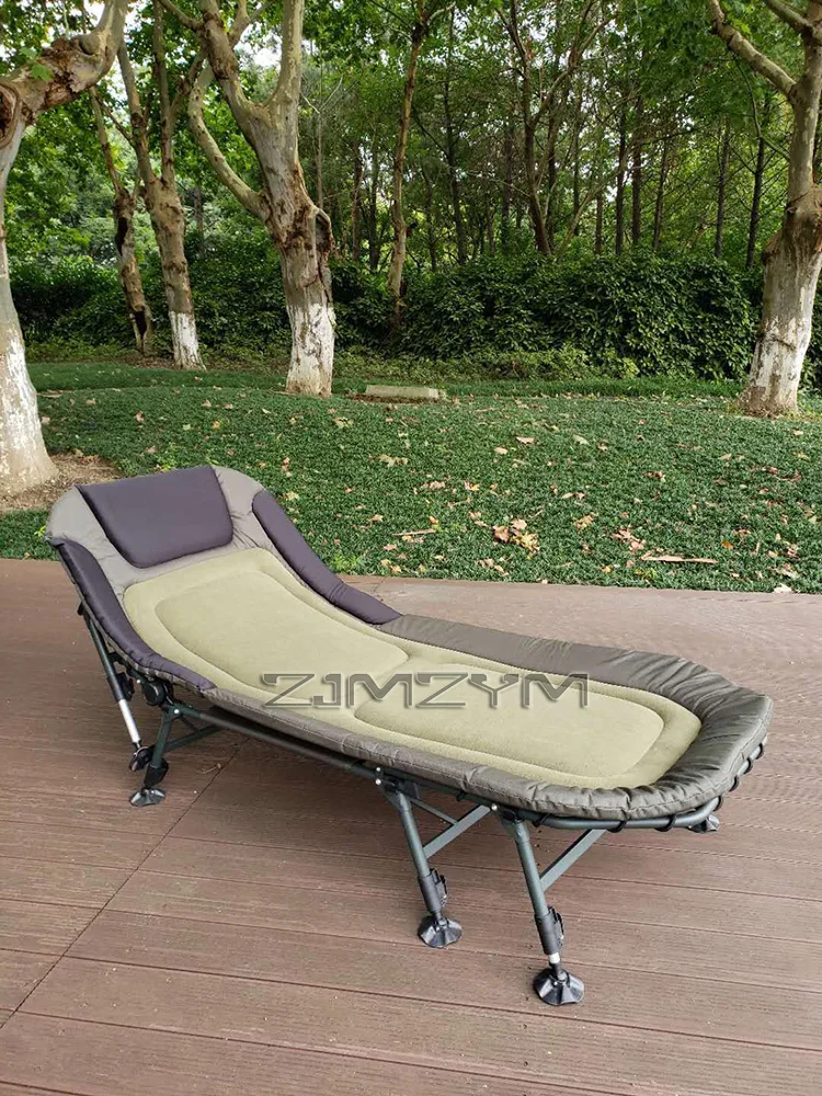 سرير قابل للطي كرسي مكتب واحد منزلي للتخييم سرير قيلولة محمول تصميم بسيط لفراوح الغداء، كرسي صالة #3