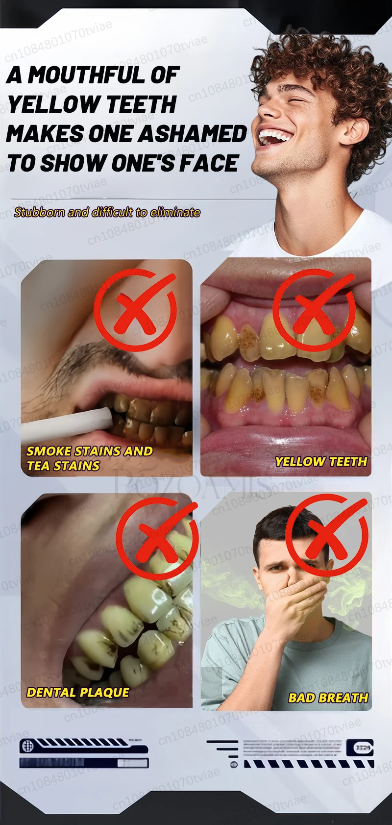POZOAMIS 30% Hydroxyapatite Toothpaste, For Home Use, Deeply Cleans And Whitens Teeth, Freshens Breath, Protects Gum Health, And Removes Plaque And Tartar.