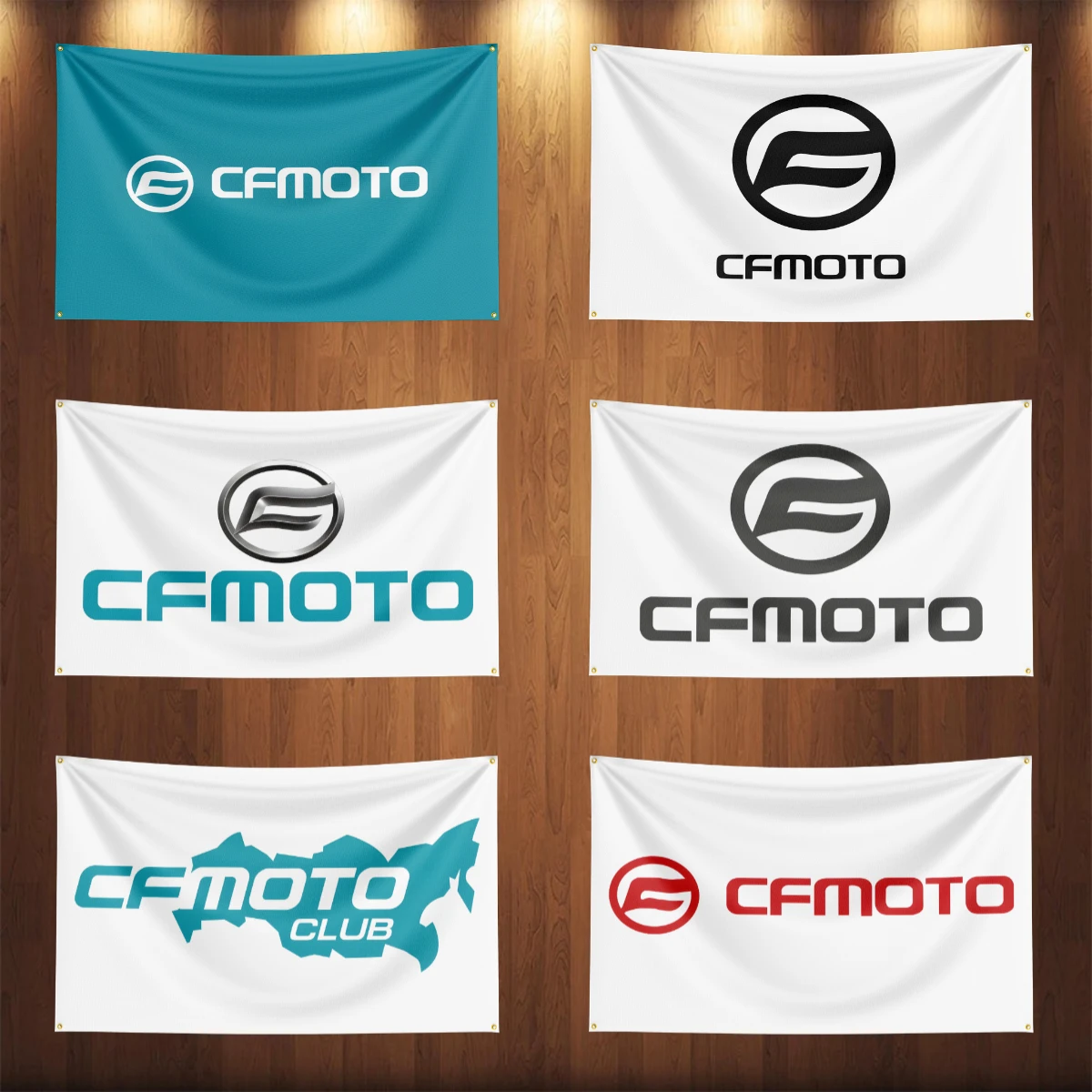 

3x5 Ft Retro Cfmotos Motorcycles Flag Polyester Printed Motorcycle Flags for Room Garage Decor
