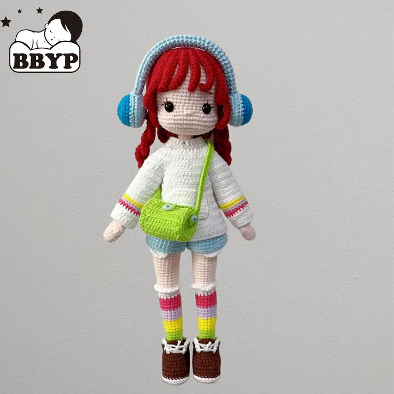 手作り編み人形かぎ針編みケリー人形かぎ針編み人形ホームアクセサリーパターンクラフトおもちゃの装飾品
