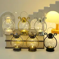 LED Lantern Vintage Electronic Candle Light Wishing Led Tea Light Warm Flameless Candle Halloween Christmas Decor Candle Light