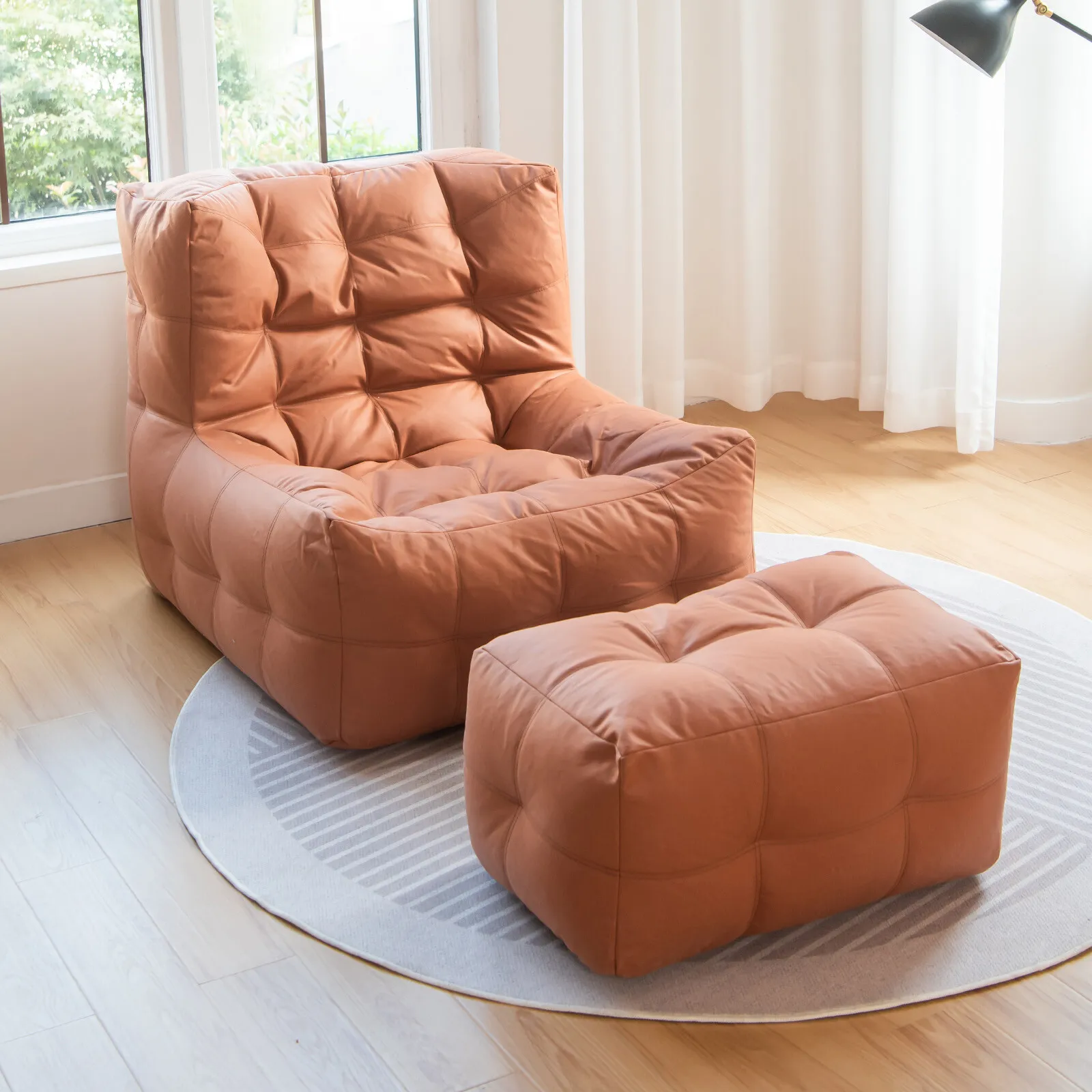 أرائك بين باج كرسي بين باج كبير جدًا مع أريكة استرخاء مريحة عثمانية للبالغين