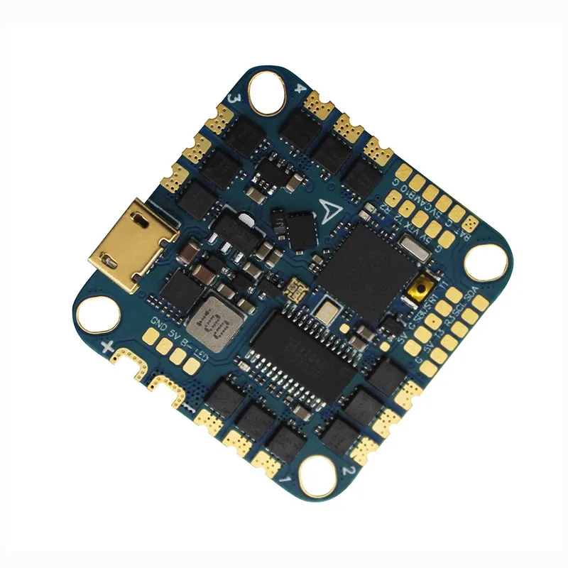 

HAKRC F4126 F411 Контроллер полета AIO ICM42688 BLHELI_S 20A/40A ESC Встроенный OSD барометр Датчик тока 2-6S для RC FPV Drone