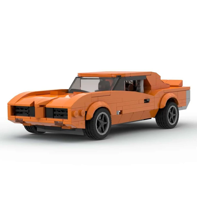 

295 шт. MOC Ponty GTO The Judge City Champion, суперкар, строительные блоки, рождественский подарок, вдохновляющий неограниченный набор для творчества