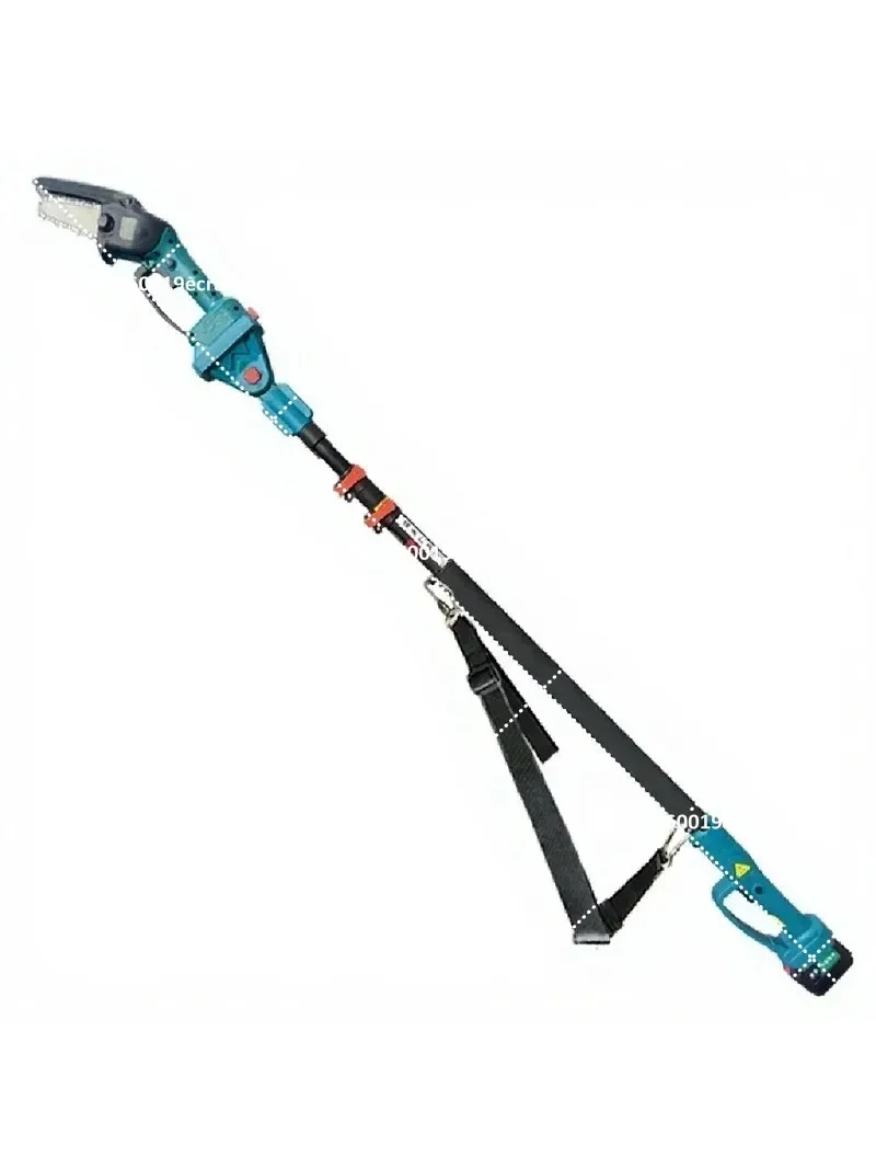 Cordless Electric Pole Saw High Reach Tree Pruner Rechargeable Chainsaw Lithium Battery Powered for Garden Outdoor