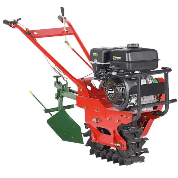 Electric start chain rail micro tiller 180 rotary tiller chain rail tiller