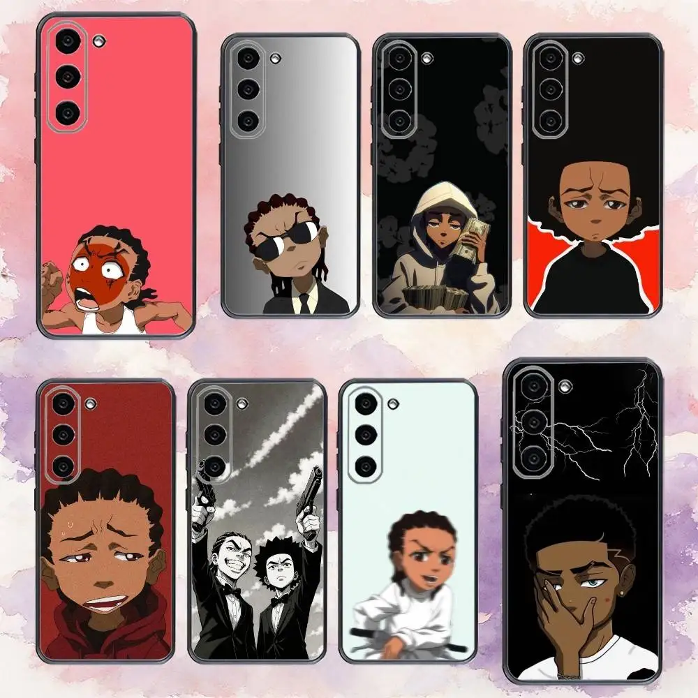 

T-The Boondocks Cool Phone Case For Samsung Galaxy A73,A72,A71,A70,A53,A52,A51,Others Soft Black Cover