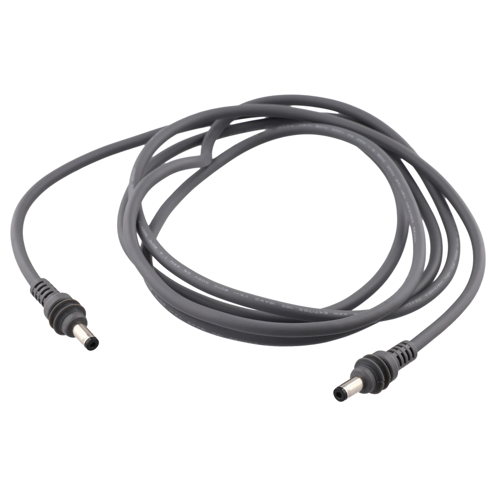 DC Male To Male Power Cable 18 AWG For Weather-Resistant Compatible With For Starlink For Mini Metal Connectors Grey